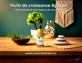 Huile de croissance Agakpé - Belham Beauty
